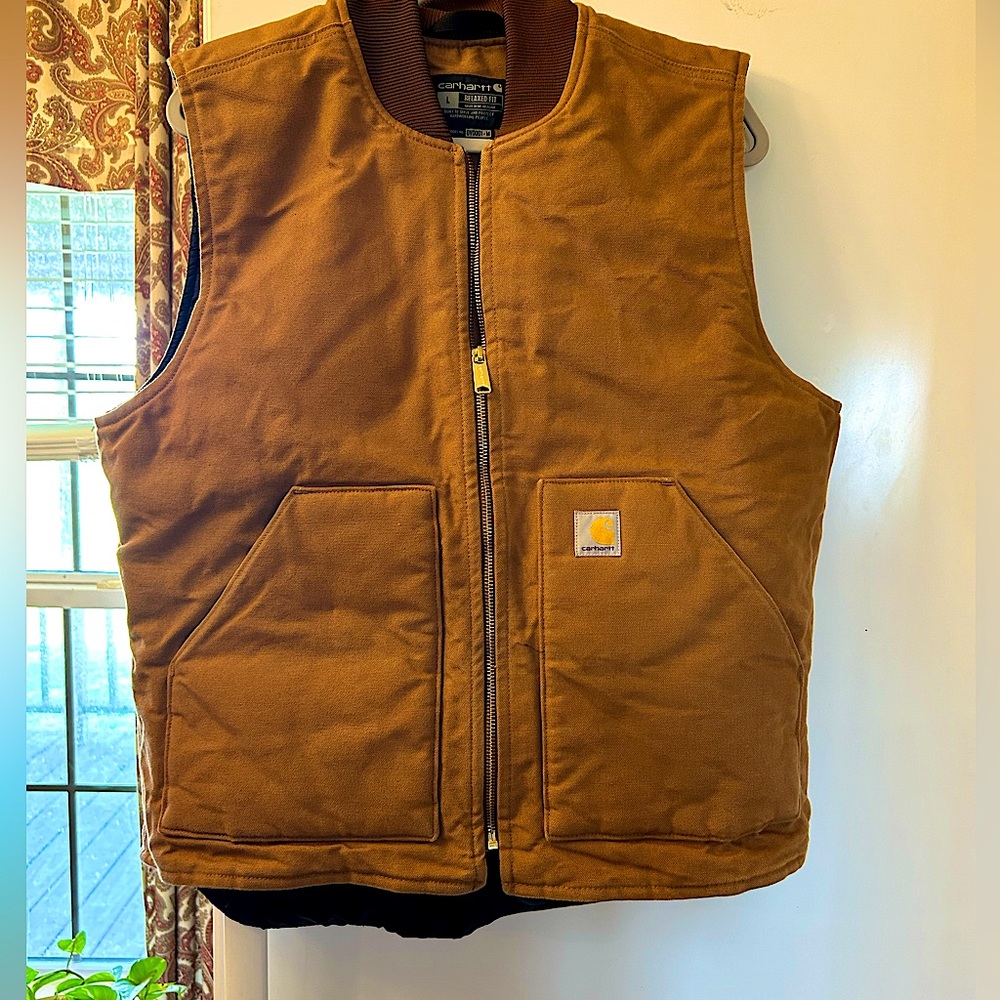 Carhartt Vest Size L Relaxed Fit